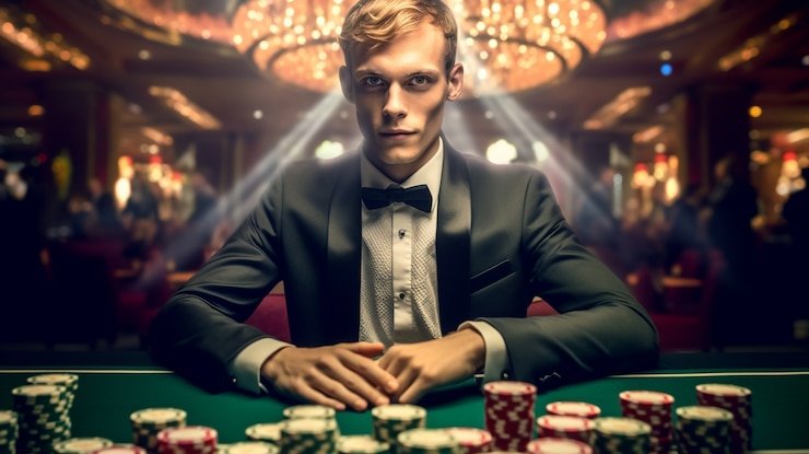 Studio live dealer pusat 4d dengan meja blackjack dan roulette